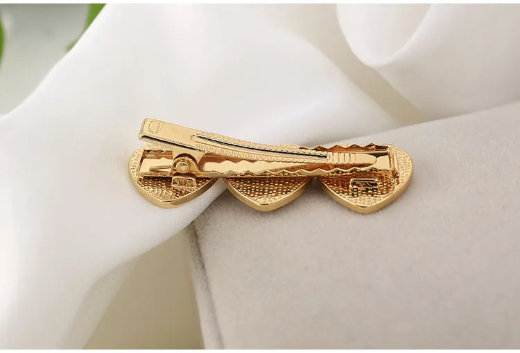 Модные аксессуары 6 шт./лот металлическая эмалированная заколка с цветком розы