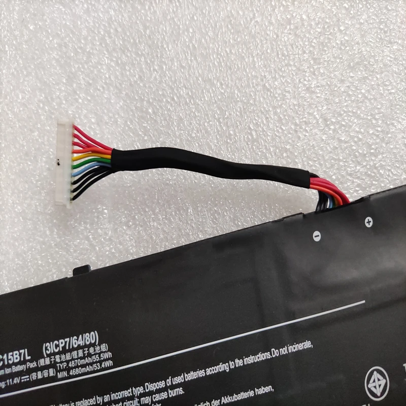 Оригинальная Аккумуляторная Батарея AC15B7L AC14A8L для Acer Aspire V15 Nitro VN7-591 591G 592G 571G 572G