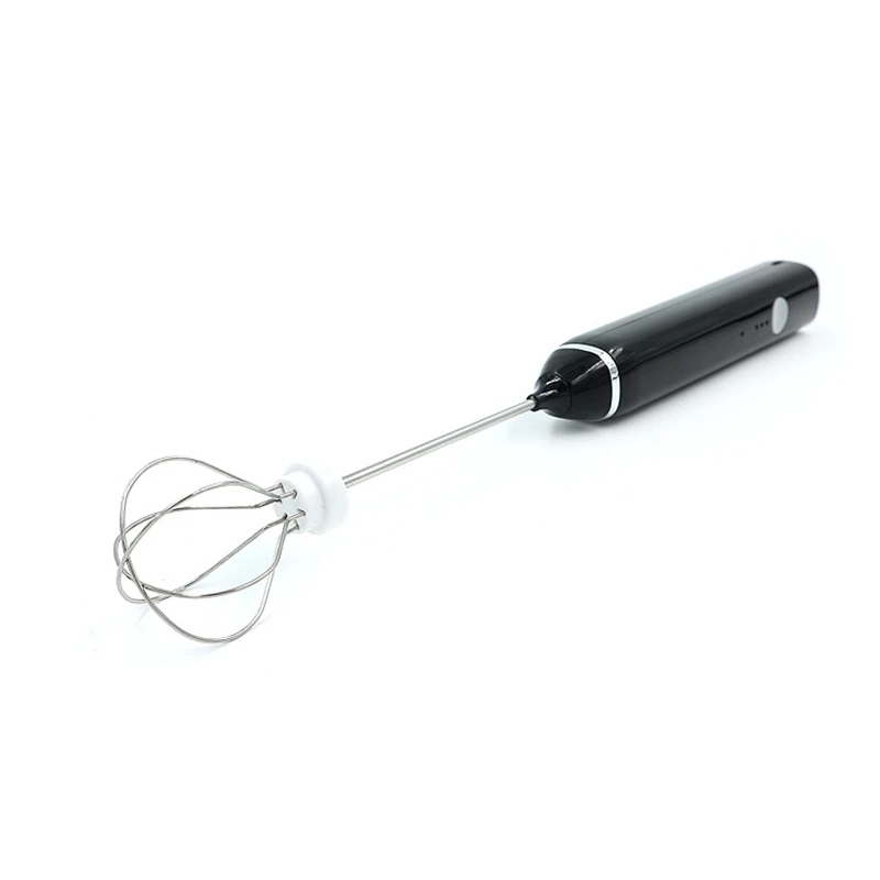 

3 Gear Stainless Steel Handheld Electric Milk Frother, Electric Egg Blender Rechargeable Foam Maker Electric Whisk
