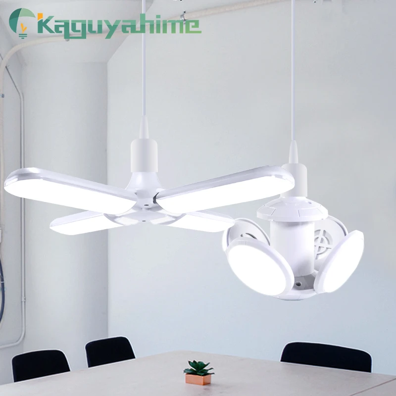 Kaguyahime 1/2 шт. светодиодный лампочка футбольный мяч E27 40 Вт AC 85 265 в Складная Лампа