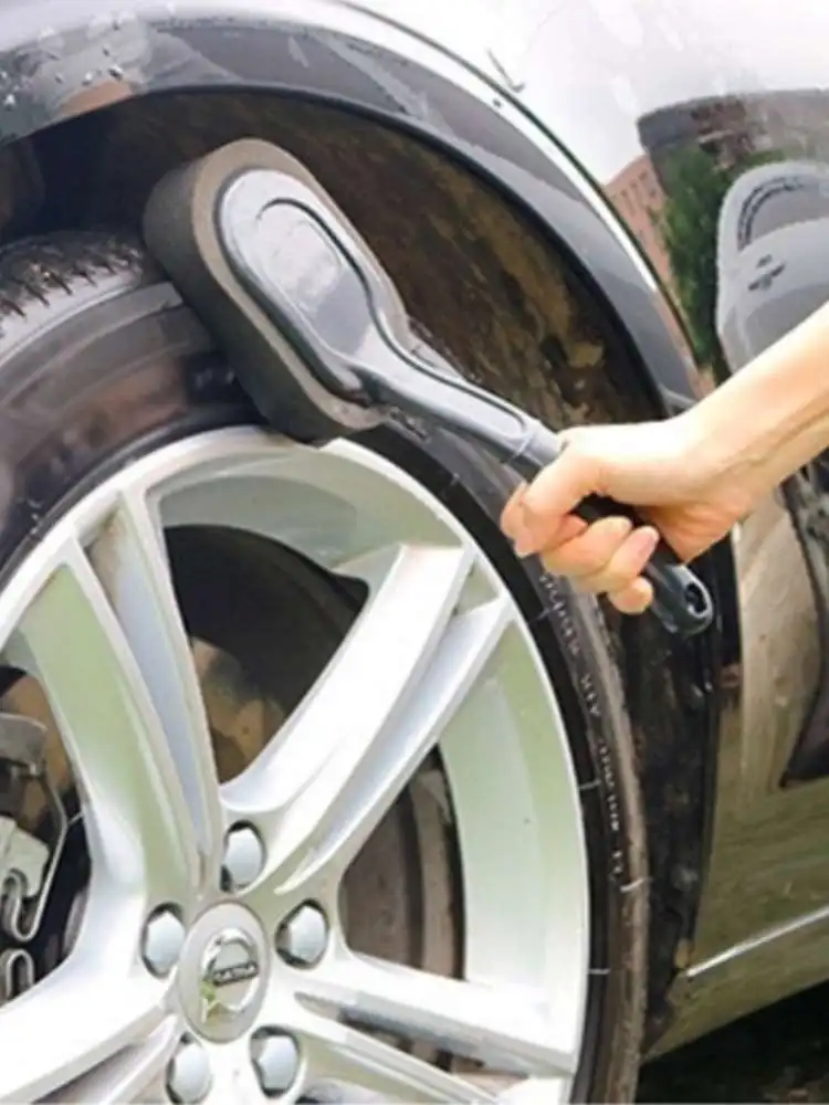 

Wheel Tire Coating Sponge Brush Car Motorcycle Vehicle Wheel Tire Brush Waxing Removable Cleaning Hand Tools