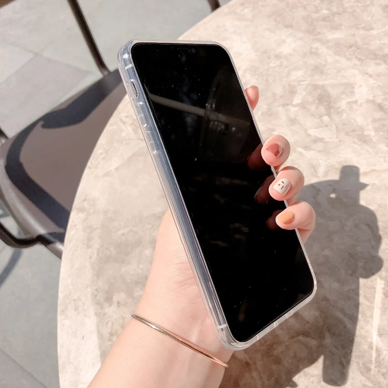Радужный лазерный чехол для iPhone X XR XS Max 11 11 Pro Max 6 6s 7 8 Plus XS роскошный цветной градиентный прозрачный акриловый чехол для телефона