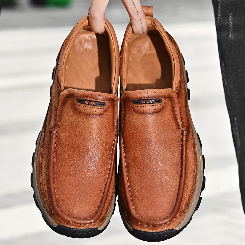 

Summer Casual Shoes For Men With Free Shipping Sport Big Size Breathable 2021 Air Mesh Handmade Thick Bottom Fashion Comfort