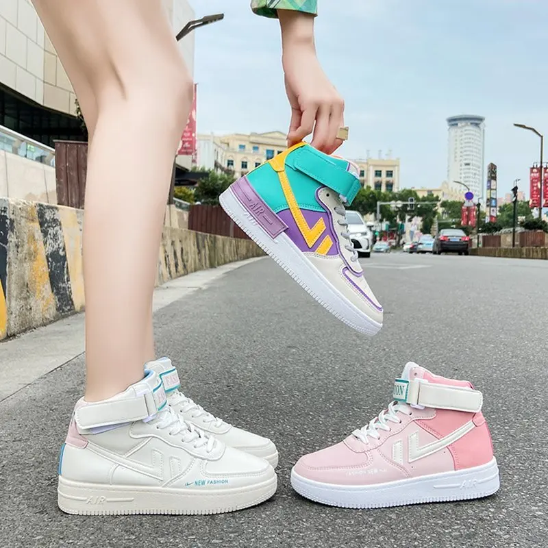 

Женские кроссовки с вулканизированной подошвой, на плоской подошве