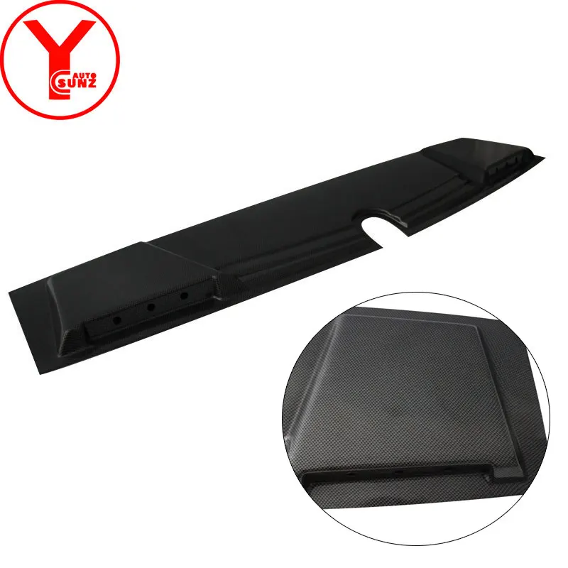 carbon fiber УГЛЕРОДНЫЙ светодиодный спойлер на крышу raptor для MITSUBISHI PAJERO SPORT triton L200 ABS аксессуары для Montero sport YCSUNZ - Цвет: carbon fiber