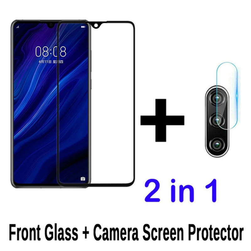 Стекло для камеры 2 в 1 Huawei P20 P30 Pro Mate 20 30 Lite P Smart 2019 защита экрана закаленное стекло