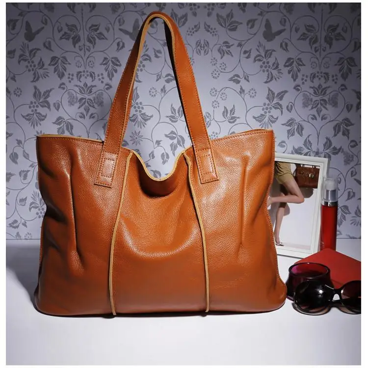 

Leather Women's Bag Handbag 2010 New Fashion Top Leather Single Shoulder Tote Bag