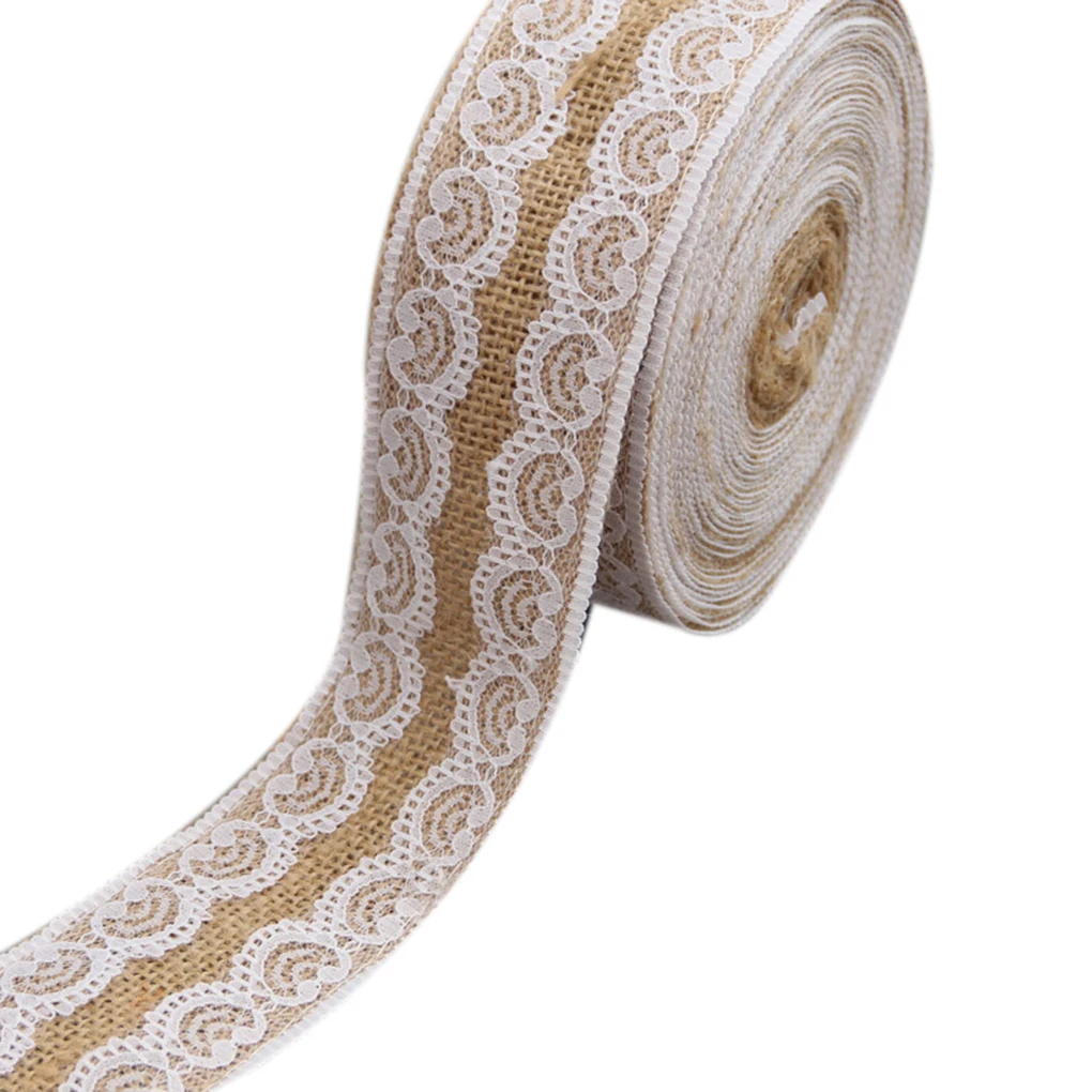 1 шт./рулон джутовая лента для упаковки подарков | Дом и сад