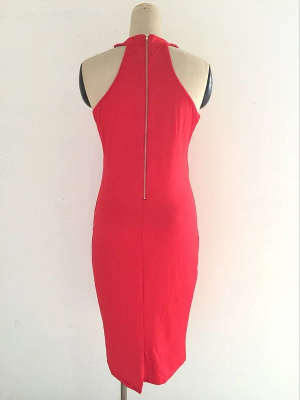 

2021 New Summer Women O-neck Sleeveless Knee-length Dress Women Dresses