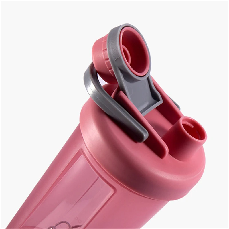 Матовый шейкер для молочных коктейлей бутылка смешивания Пластик Спортивная без