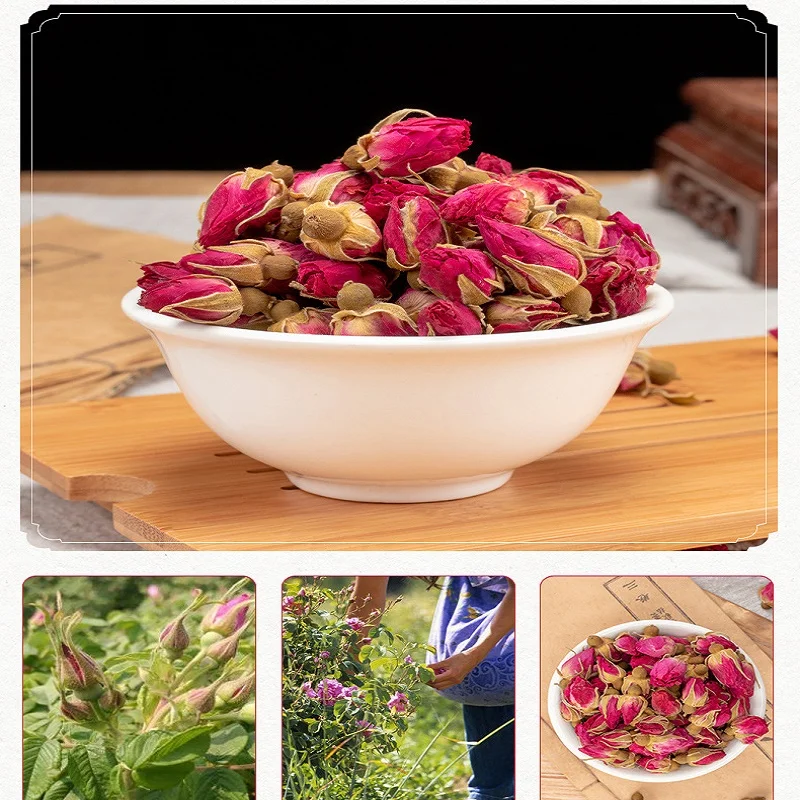 

Natural dried pink rose buds rose buds 500g girl women gift wedding decoration