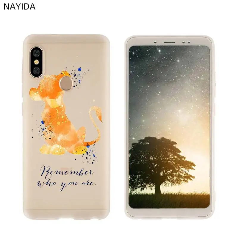 Мягкий чехол для телефона Xiao mi 9 8 mi A1 A2 A3 lite F1 6 5X se для Red mi Note 8 7 6 5 мультфильм фильм лев Король - Цвет: 3D printing 10