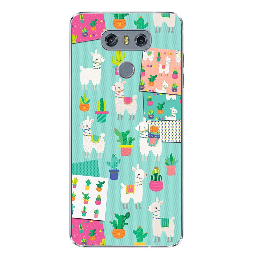 Ciciber милый лама для LG G7 G6 G5 G4 V40 V35 V30 V20 THINQ Мягкий ТПУ чехол телефона K8 K10 K4 K7 2017 2018 K9 K11