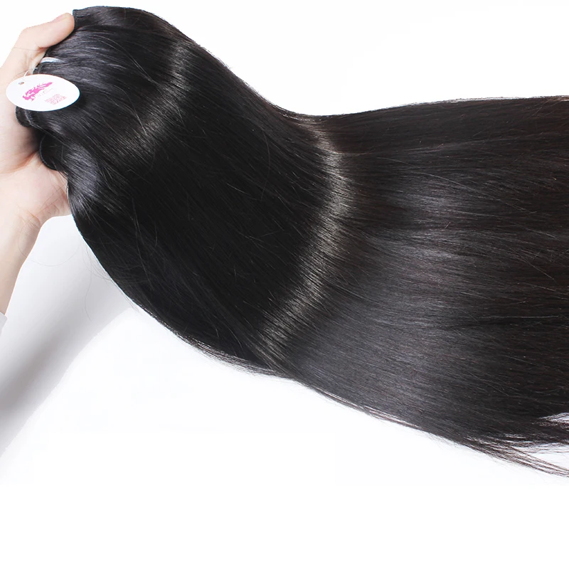 Addbeauty прямые пряди для волос 8 " 30" бразильские виргинские волосы Pro.