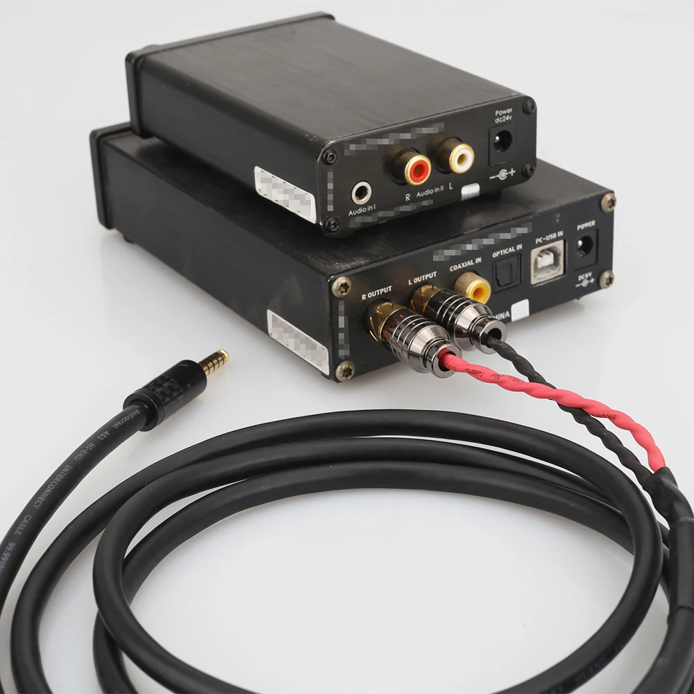 Hi-Fi 4 мм на 2 RCA аудиокабель 1 tp сплиттер HIFI кабель для SONY NW-WM1Z/A WM1A/1Z PHA-1A/2A Z1R