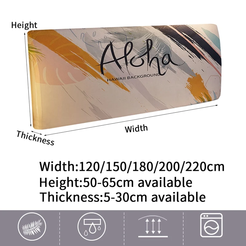 Все включено чехол на спинку кровати с креплением крышка Эластичный фон