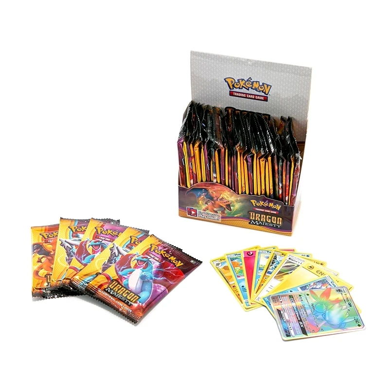 

324Pcs/Box Pokemon Game Cards HIDDEN FATES Mega GX EX TEAM UP Trade booster Collection Card English VMAX Trading Card Kids Toys