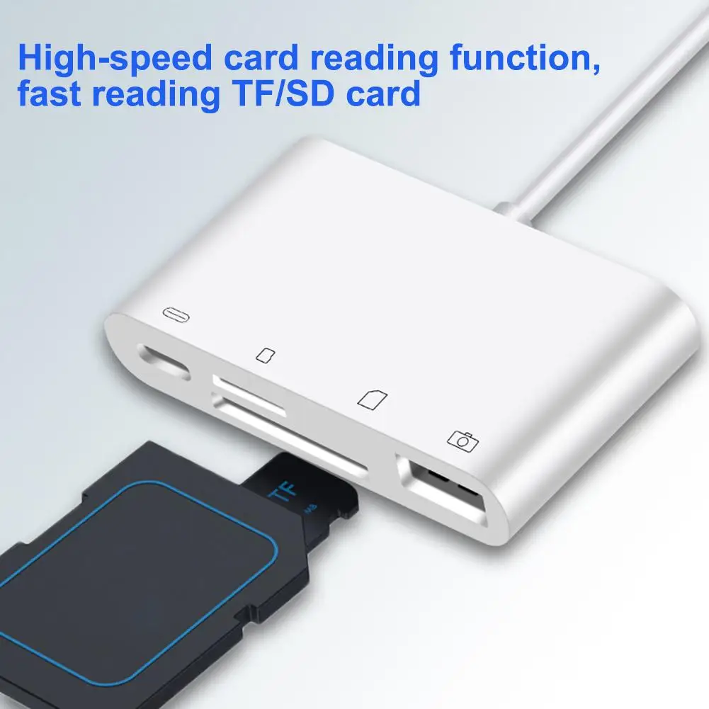 Концентратор считывания PD 3A Type c с USB/CF/TF/SD совместим несколькими системами