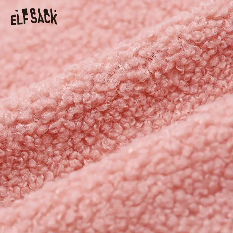 ELFSACK розовый однотонный волшебный для девушек с вышивкой вельветовый женский