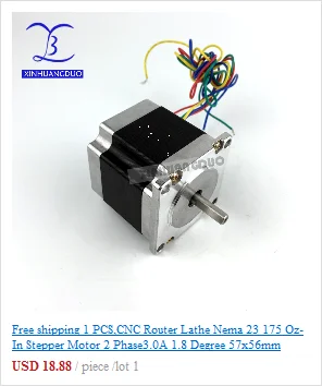 NEMA34 CNC 86 шаговый двигатель 78 мм/520 Oz-in шаговый двигатель/4,0 Afor гравировальный станок с ЧПУ и 3D принтер