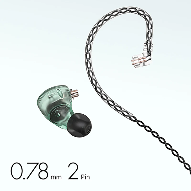 NF аудио NA2 двойной полости динамический In-ear монитор IEM с 2 Pin 0 78 мм Съемный кабель