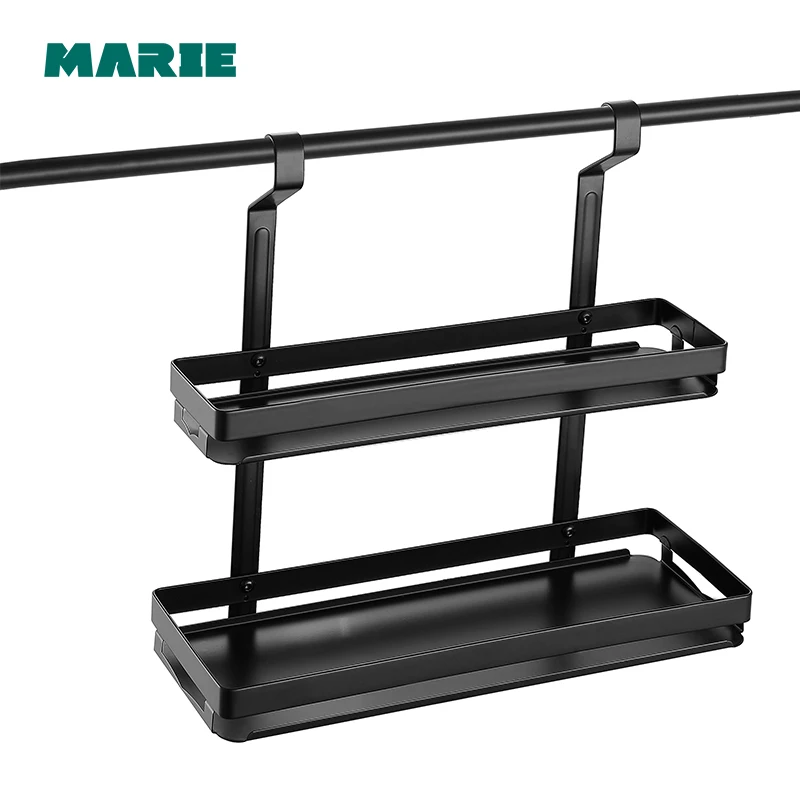 Полки для ванной комнаты двухслойная металлическая полка мытья душа шампунь