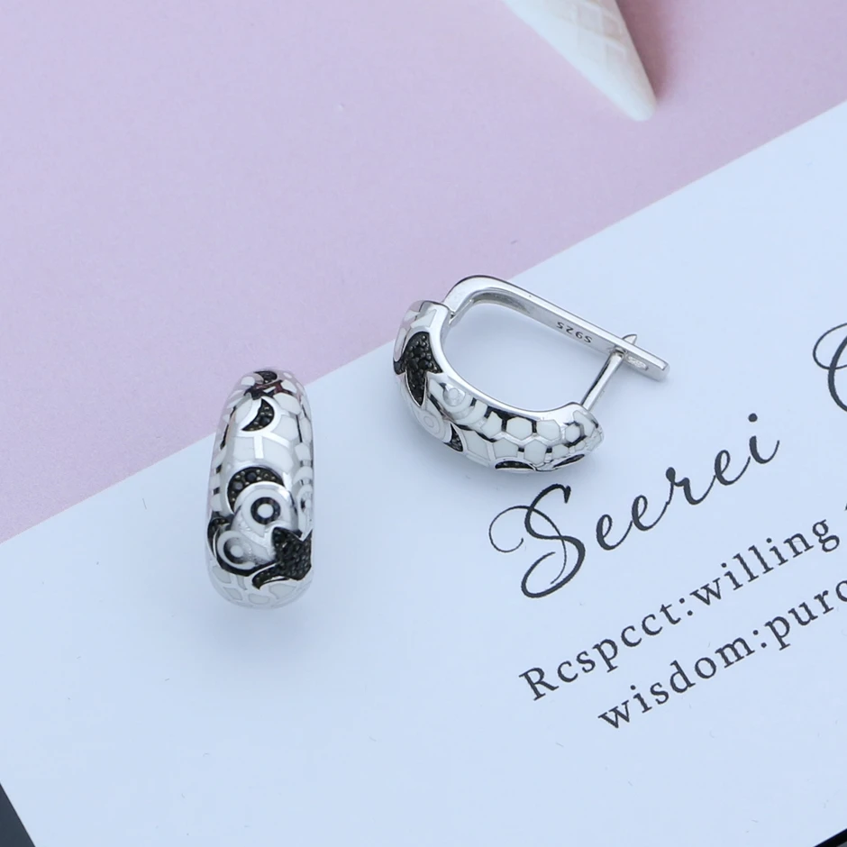 LMFALECA Серебряные Ювелирные наборы для женщин классические белые эмалированные