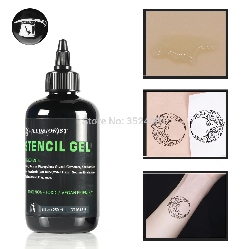 

Tattoo Supplies 30ml 125ml Tattoo Transfer Cream Gel Body Paint Stencil Stuff Oils For Easy to Transfer Paper Machine Auxiliary