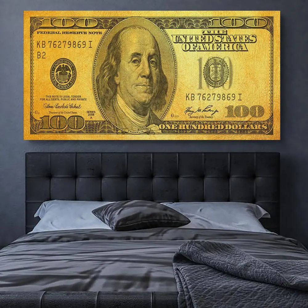 Плакат очарование денег Холст Картина Декор для комнаты плакаты и принты