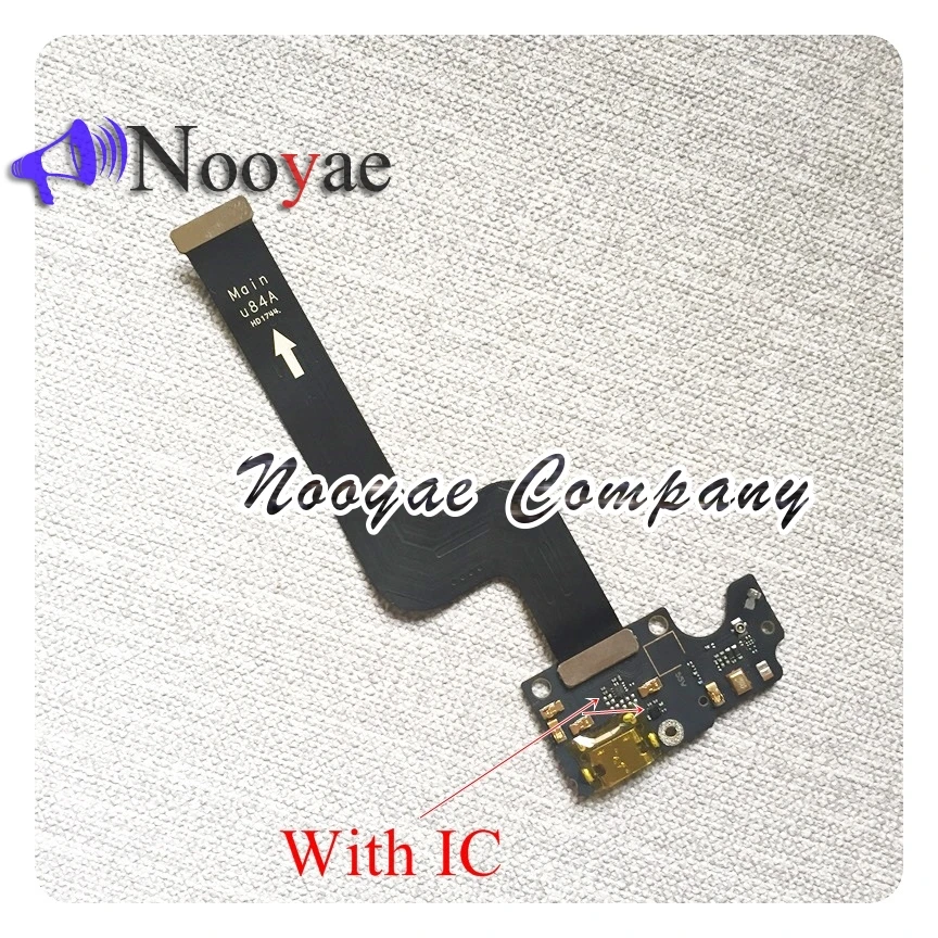 С IC зарядным портом для zte Axon 7 A2017 Micro USB зарядное устройство микрофон с гибким кабелем lcd подключение Главная материнская плата
