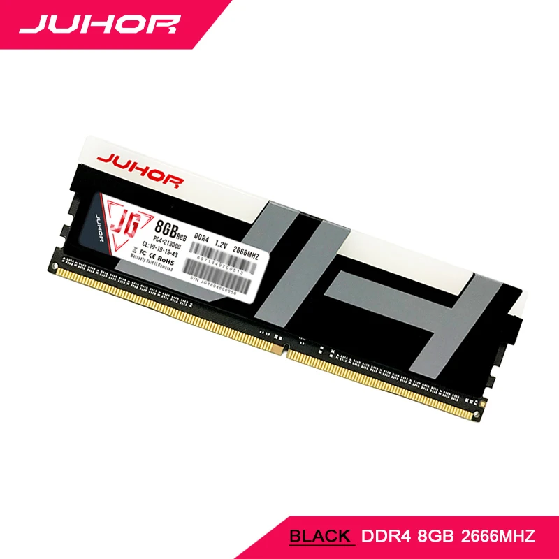 JUHOR ddr4 в оперативной памяти 8 Гб настольной с тепловым udimm 2666mhz 3000mhz PC RAM 1 2 V Новый dimm