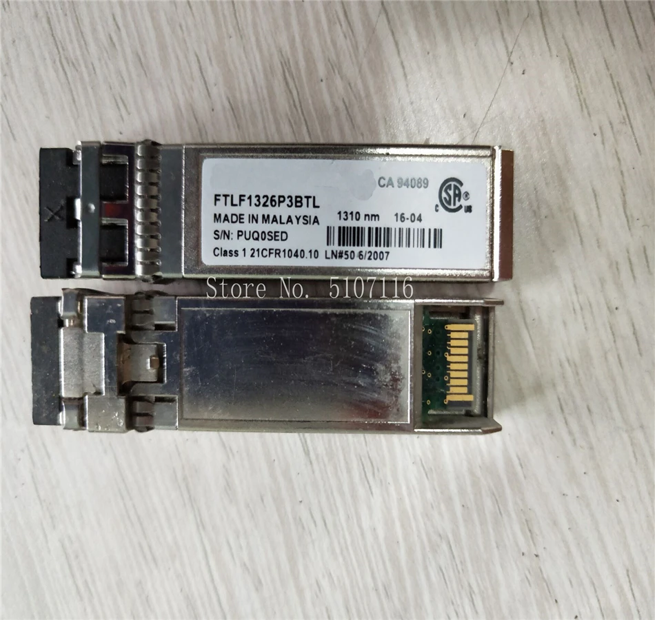 

Для оригинального флэш-памяти FTLF1326P3BTL-ZT SFP + 6G 1310 нм 2 км полностью протестировано