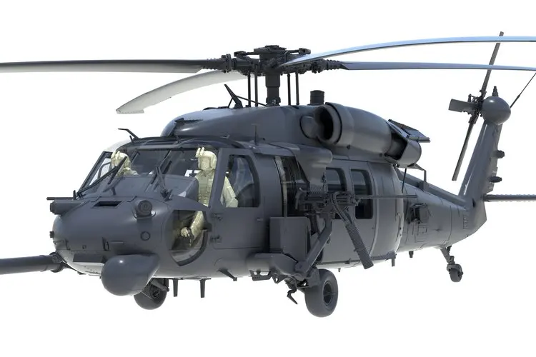 Kitty Hawk KH50006 1/35 США HH-60G «Pave Hawk» [включает 2 пилота из смолы]-масштабный комплект моделей