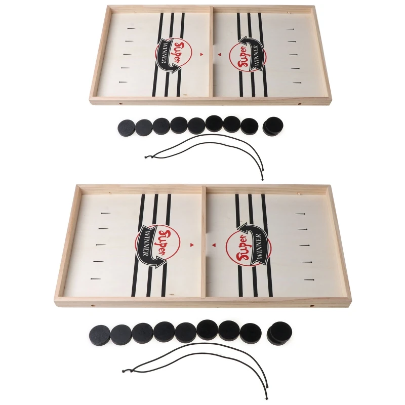 

Slingshot Table Hockey Party Game, Bouncing Chess Hockey Game Drop Shipping