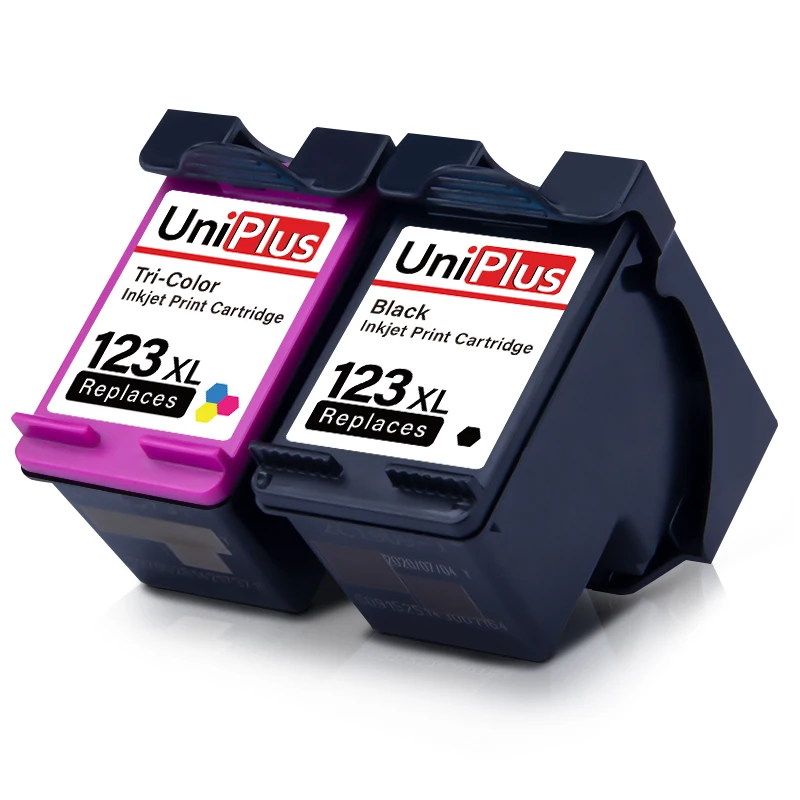 UniPlus Восстановленный чернильный картридж для принтера hp 123XL 123 Черный трехцветный