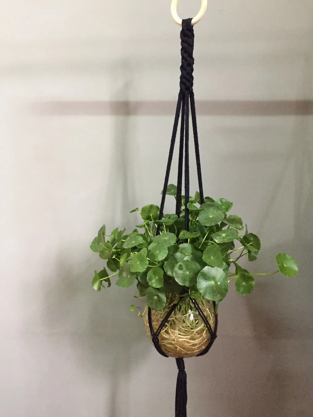Новое поступление hanmade красочная Подвеска для растений из макраме подвесной горшок Бежевый Зеленый Красный хаки темный