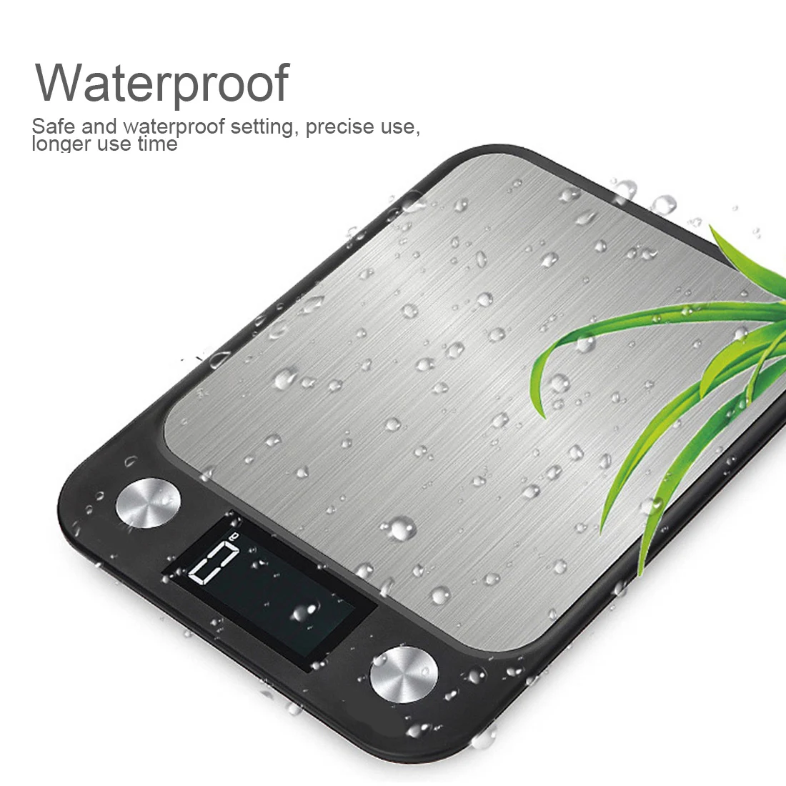 Многофункциональные цифровые кухонные весы из нержавеющей стали с ЖК-дисплеем