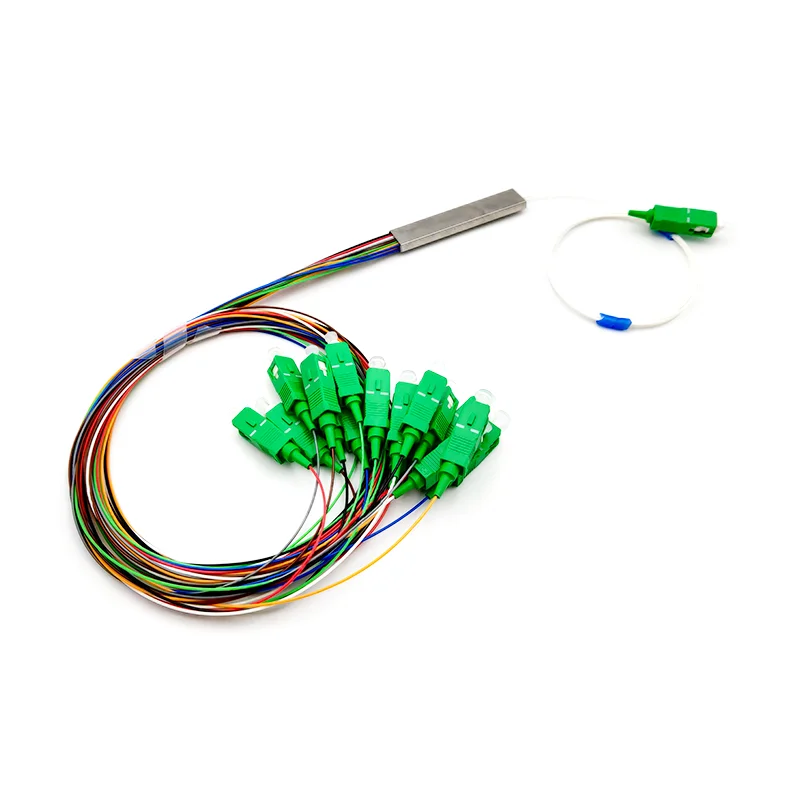 Одномодовый волоконно оптический G657A1 PVC 1 5 м FTTH 0 9 мм Мини PLC сплиттер 1x16 SC APC