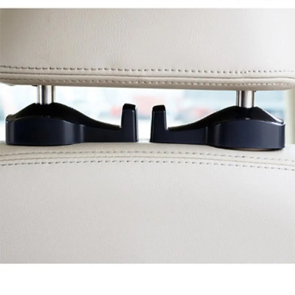

Practical Design Car Seat Back Hooks Fastener Clip Hangers Multifunctional Headrest Mount Purse Bag Storage Holders Hook