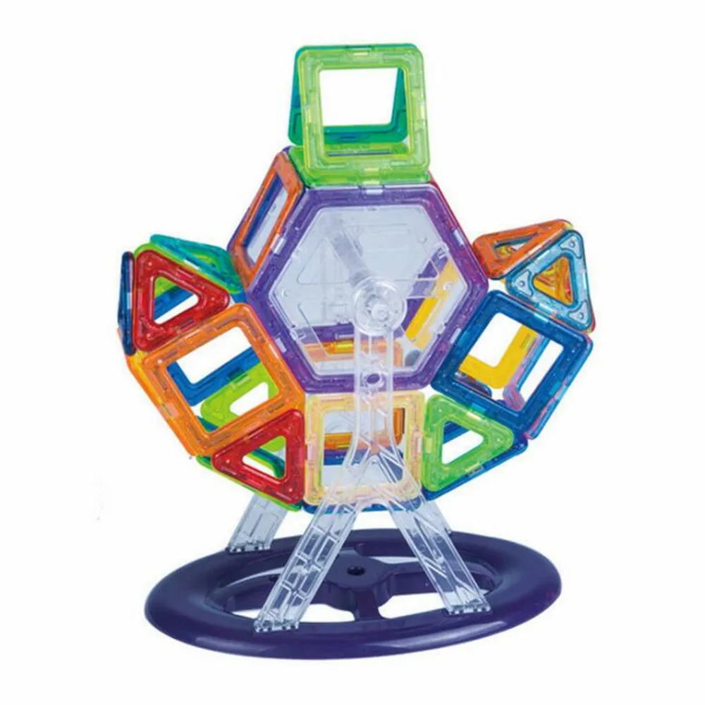 126 шт. мини Магнитные строительные игрушки модели блоки пластиковые магнитные