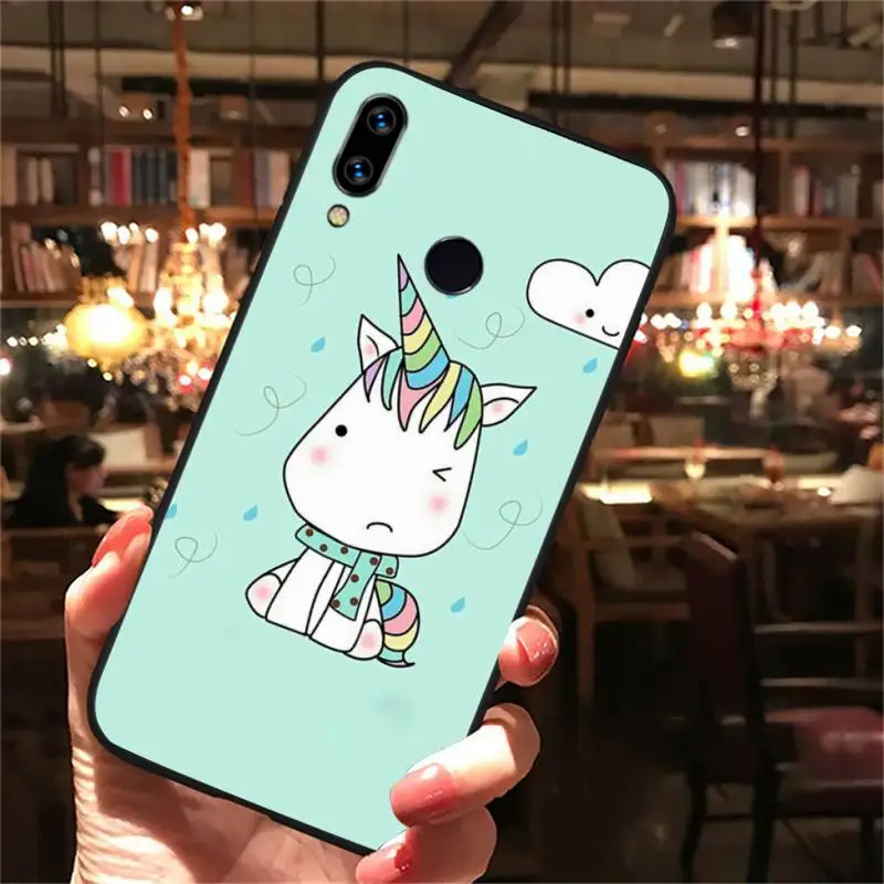 

Cute Rainbow Unicorn cartoon Phone Case For xiaomi Redmi 5 5A plus 7A 8 note 2 3 4 5 5A 6 7 GO K20 A2