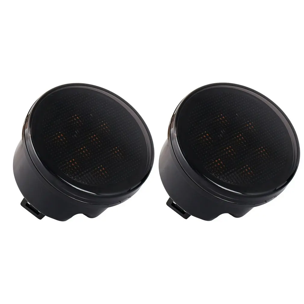 

Желтый светодиодный фсветильник в виде цветка сливы, дымчатый черный цвет, без апертуры, автомобисветильник поворотник, установка в сетку