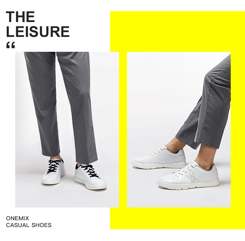 ONEMIX/классическая мужская обувь для скейтбординга Спортивная Удобная кожаная на