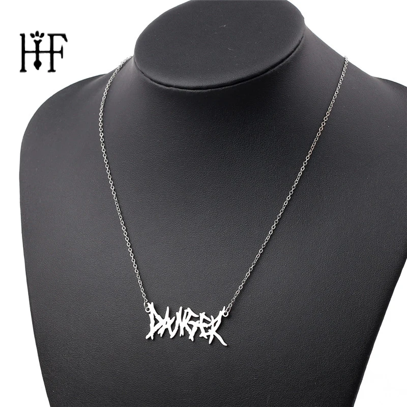 Ожерелье-цепочка из нержавеющей стали с буквами | Украшения и аксессуары