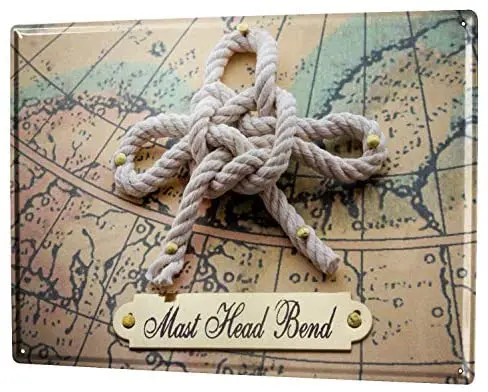 

Sheet Metal Sign Maritime Mast Design Knots