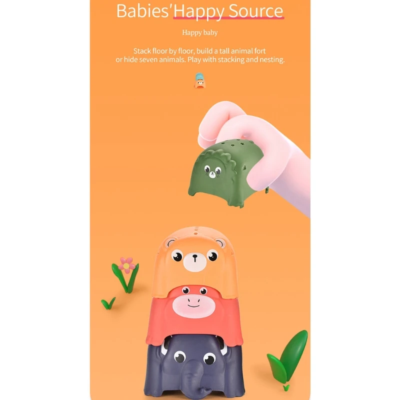 Набор из 8 пластиковых чашек уличная пляжная игрушка для бассейна Штабелируемая