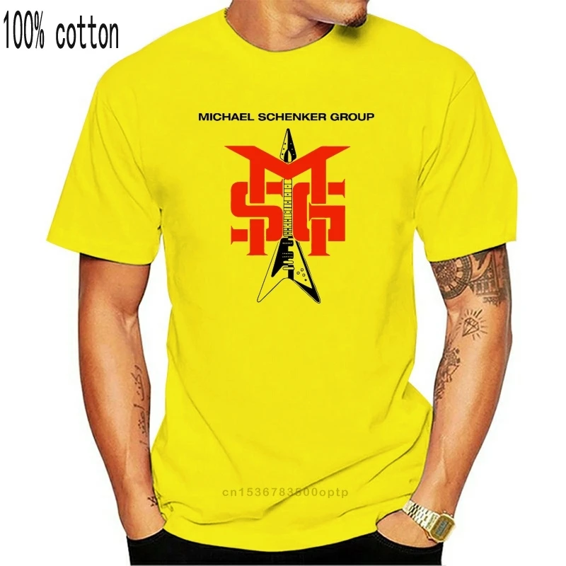 

New Michael Schenker Groep Msg Jazz Mannen O Hals Katoenen T-shirt