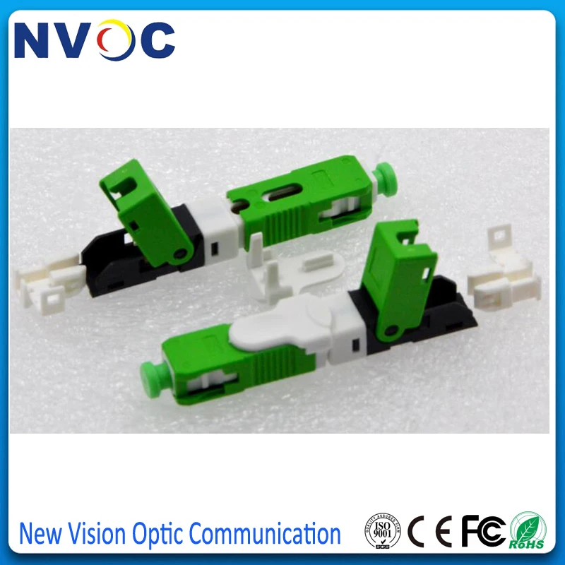 Разъем для быстрой передачи оптического волокна ESC250D APC FTTH SC одномодовый оптический Быстрый