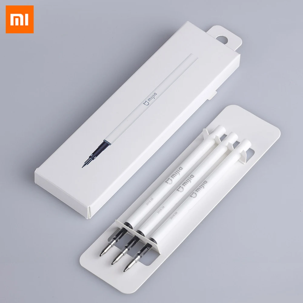 Original Xiaomi Mijia Refills for Xiaomi Sign Pens Replaceable Refills Smooth Switzerland Refill MiKuni Japan Ink for Mi Pens