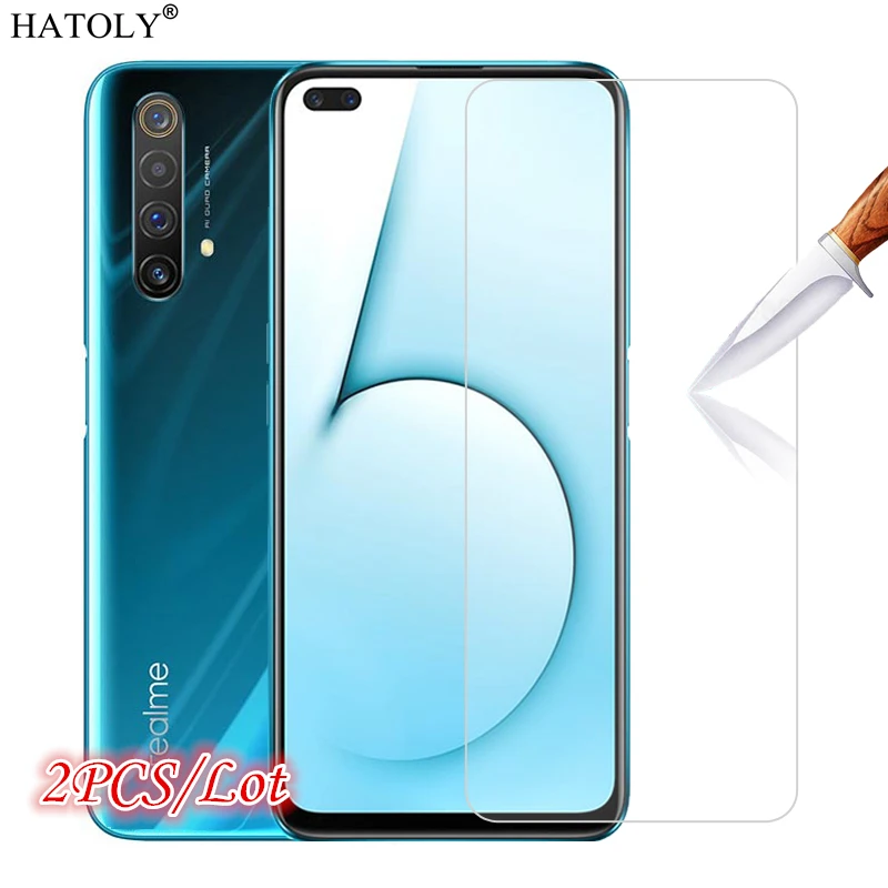 

2Pcs Glass on Realme X50 5G Tempered Glass For Oppo Realme X50 Phone Screen Protector HD Protective Glass For Oppo Realme X50 5G